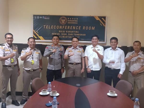 Kapolsek Pelabuhan Dwikora Jalin Silaturahmi dan Koordinasi, Bahas Kamtibmas di Kawasan Pelabuhan