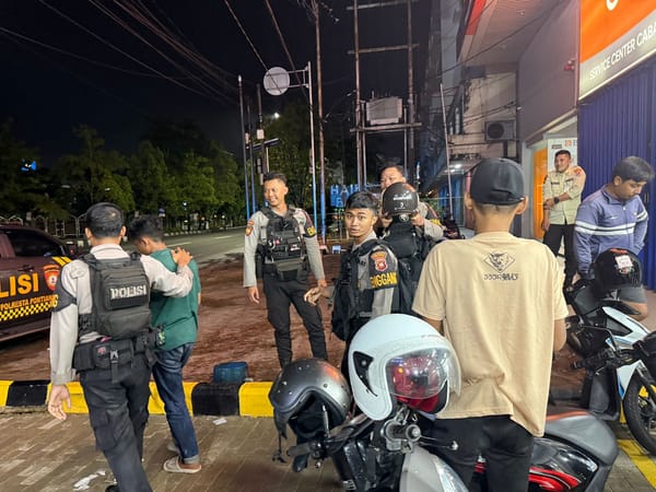 Gerak Cepat Patroli Enggang, Polresta Pontianak Amankan Pelaku Pencurian Helm