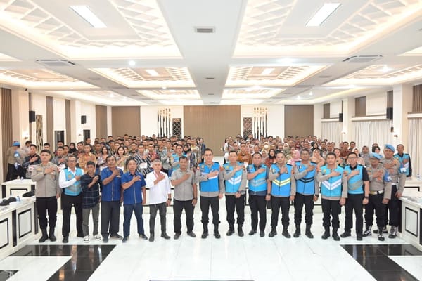 Polda Jambi Tegaskan Komitmen Bersih lewat Pakta Integritas Penerimaan Anggota Polri TA 2026