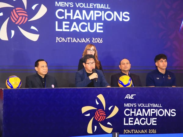 Kalbar Siap Sambut Dunia, Tiket AVC Men’s Champions League 2026 Mulai Dijual Hari Ini