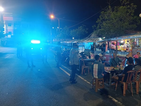 Blue Patrol Polresta Pontianak Cegah Gangguan Kamtibmas, Sasar Balap Liar hingga 4C