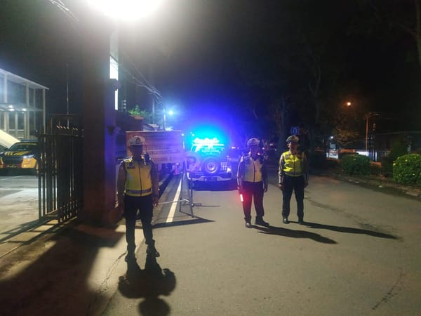 Cegah Balap Liar dan Knalpot Brong, Sat Lantas Polresta Pontianak Gencarkan Patroli Malam