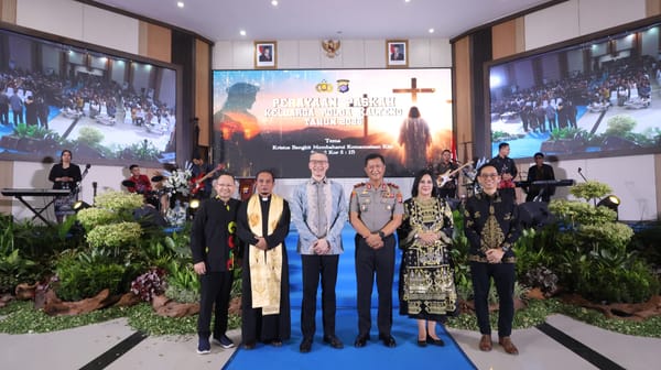 Polda Kalteng Gelar Ibadah Paskah untuk Tingkatkan Keimanan Personel