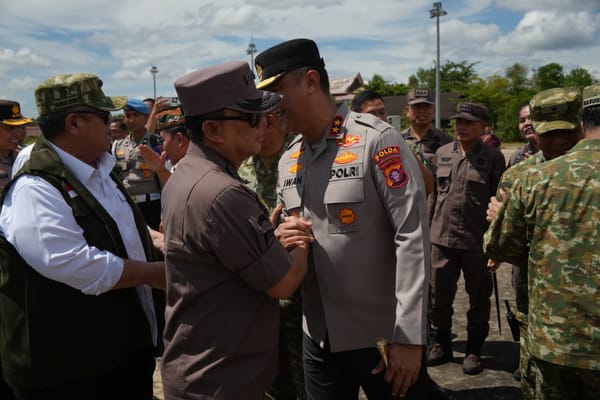 Menhan dan Tim Satgas PKH Tiba di Kalteng, Kapolda Beri Sambutan Langsung