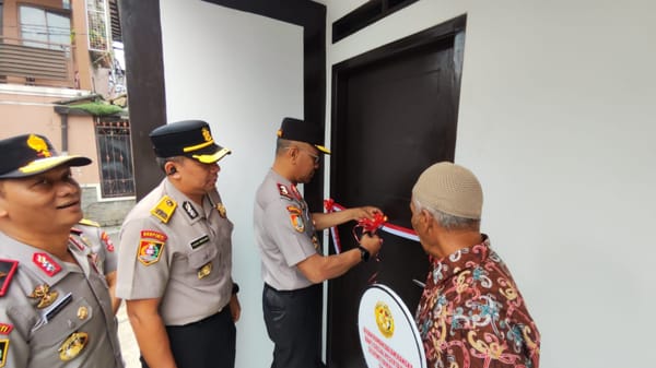 Bedah Rumah Serdik Sespimti Dikreg ke-35 di Lembang Diresmikan Kasespim Lemdiklat Polri