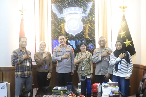 Kapolda Jambi Terima Audiensi Kompas TV, Perkuat Sinergi Penyampaian Informasi Publik