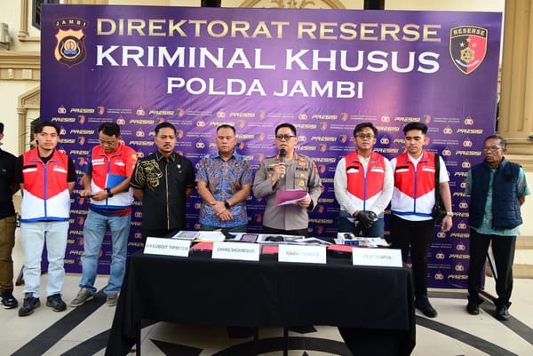 Polda Jambi Ungkap Dugaan Tindak Pidana Migas, Pelangsiran Solar Subsidi di SPBU Lubuk Landai