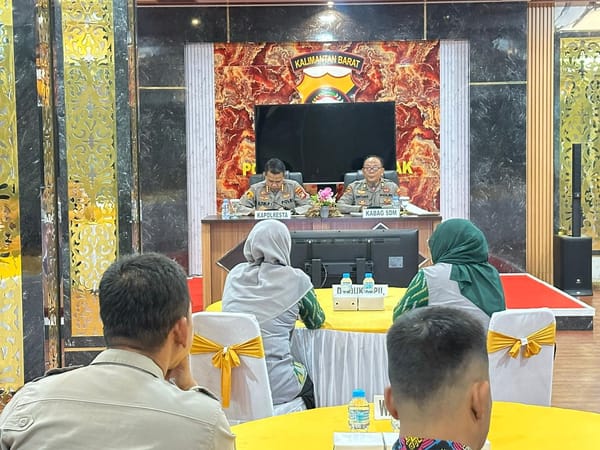 Sidang Kelulusan Rikmin Awal Digelar, Polresta Pontianak Pastikan Rekrutmen Polri 2026 Objektif dan Bersih