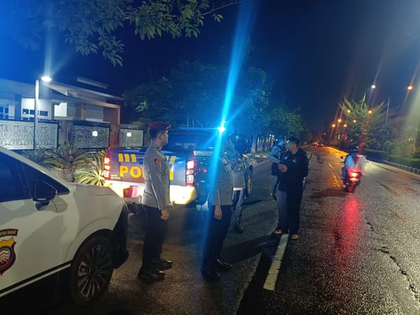 Respon Cepat Layanan 110, Patroli Enggang Resta Polresta Pontianak Cegah Balap Liar