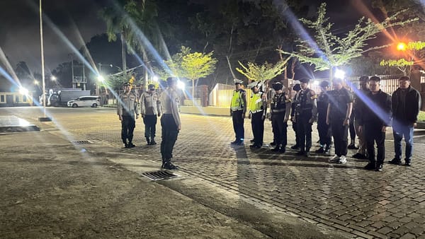 Patroli Skala Besar “Enggang Resta” Respon Laporan 110, Cegah Balap Liar di Pontianak