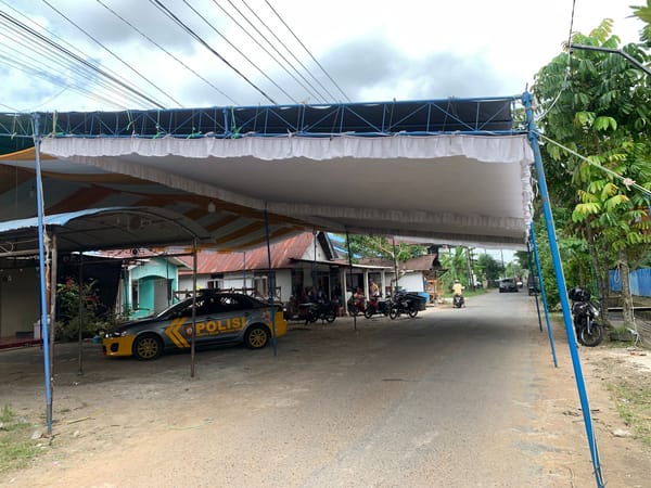 Polsek Pontianak Barat Beri Imbauan Warga Terkait Rencana Pemasangan Tenda Resepsi di Jalan Umum