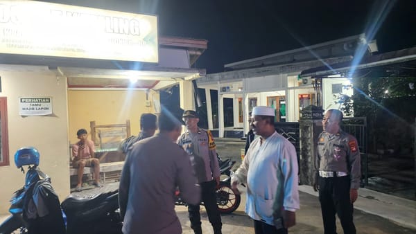 Jaga Situasi Kondusif, Polsek Pontianak Barat Intensifkan Patroli Malam dan Himbau Warga Tetap Waspada