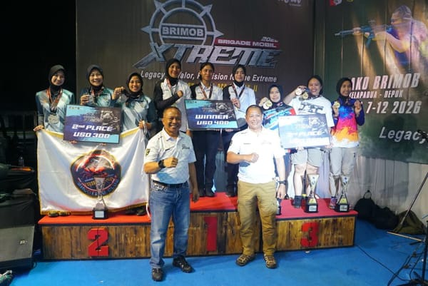 Kejuaraan Menembak Brimob Xtreme 2026 Resmi Ditutup, Tampilkan Prestasi dan Junjung Tinggi Sportivitas Internasional