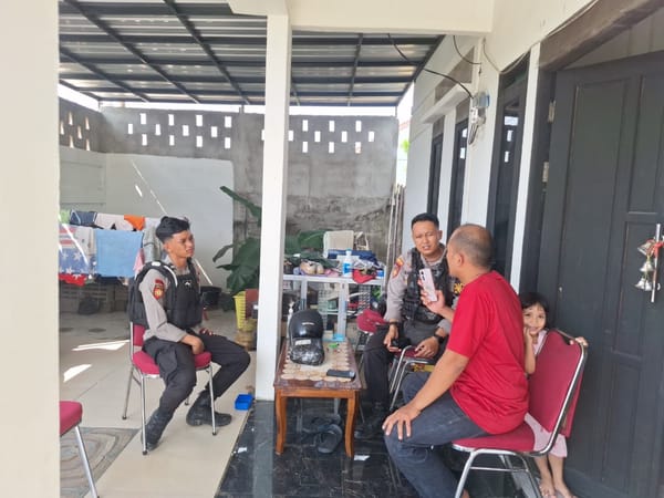 Respon Laporan 110, Patroli Enggang Resta Polresta Pontianak Fasilitasi Mediasi Warga