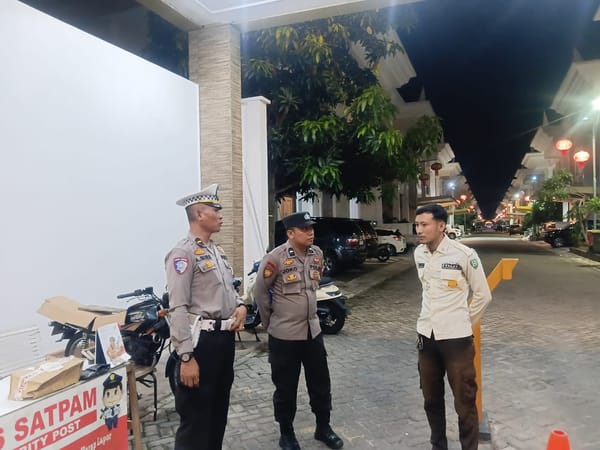 Patroli Dialogis Polsek Pontianak Selatan dan Tenggara, Jaga Kamtibmas Tetap Aman dan Kondusif