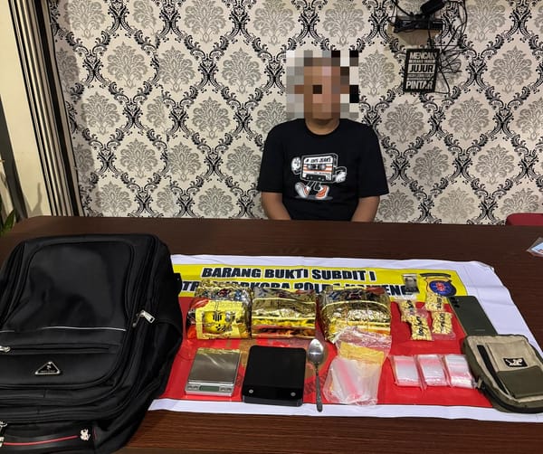 Kedok Tukang Bangunan Berhasil di Bongkar, Ditresnarkoba Polda Kalteng Ungkap 3 Kg Sabu dan 400 Butir Ekstasi Di Palangka Raya