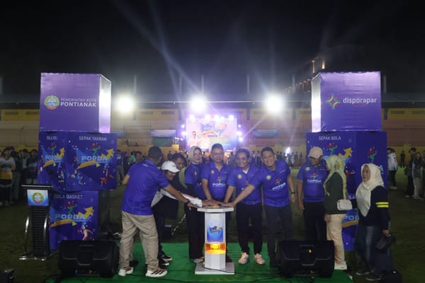 Wakapolresta Pontianak Hadiri Pembukaan POPDA 2026, Dukung Pembinaan Atlet Muda
