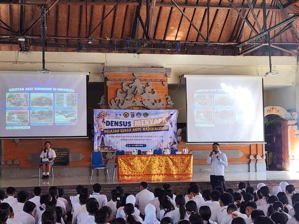 Densus 88 Gelar Roadshow “Ratakan Bali Pro Max”, Ajak Pelajar Perkuat Peran Lawan Radikalisme