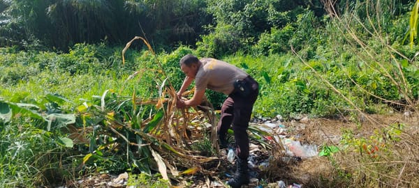Kapolsek Pontianak Timur Pimpin Korvey, Ajak Personel Bersihkan Area Mako