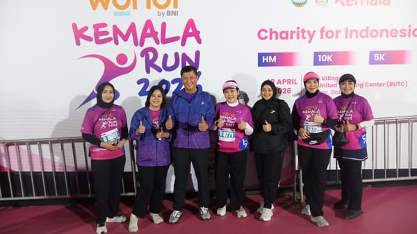 Kapolda Bersama Ketua Bhayangkari Kalteng Ikuti Kemala Run 2026 di Bali, Dukung Campaign Charity for Indonesia