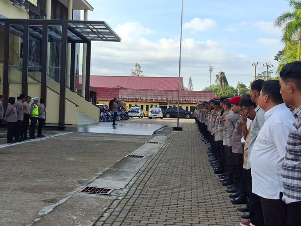 Polresta Pontianak Turunkan 188 Personel Amankan Kegiatan Adat Naik Dango ke-III Tahun 2026