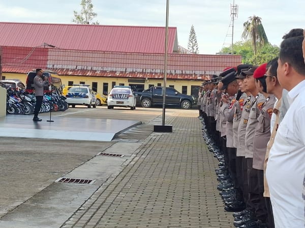 188 Personel Diterjunkan, Polresta Pontianak Amankan Perayaan Naik Dango ke-III Tahun 2026