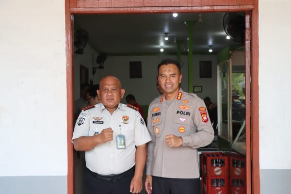 Audiensi Kapolresta Pontianak Bersama Kepala Rutan Kelas II A Pontianak Perkuat Sinergitas Kamtibmas
