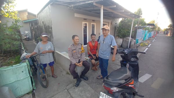 Rutin hadir di tengah Masyarakat, Bhabinkamtibmas Sei Jawi Dalam Sampaikan Himbauan Kamtibmas kepada Warga