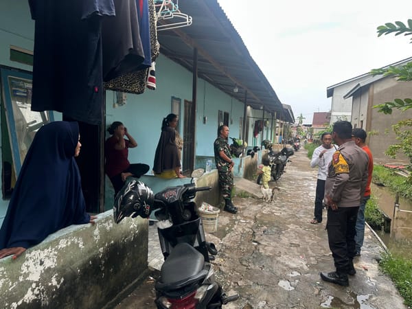 Problem Solving, Bhabinkamtibmas Siantan Tengah Mediasi Perselisihan Warga