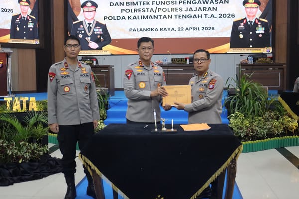 Kapolda Kalteng Tekankan Akuntabilitas dan Profesionalisme saat Tutup Audit Kinerja Itwasda Tahap I