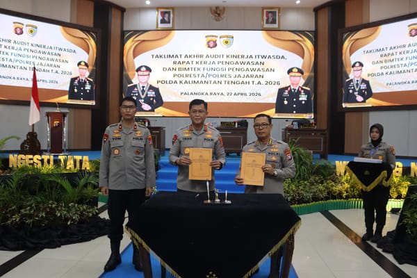 Pimpin Taklimat Akhir Audit Kinerja Tahap I Itwasda, Ini Penekanan Kapolda Kalteng