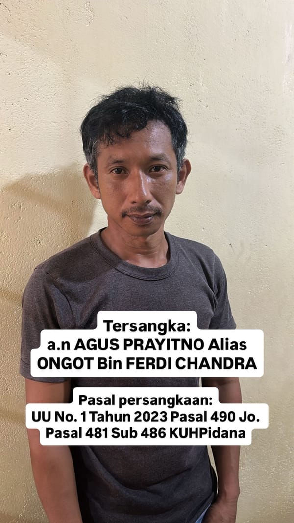 Tim Macan Selatan Ringkus Terduga Pelaku Penggelapan Motor