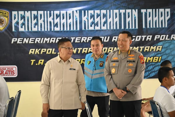 Kompolnas Lakukan Pengawasan Seleksi Penerimaan Polri di Jambi, Pastikan Proses Transparan dan Akuntabel