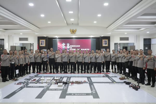Jelang May Day 2026, Polresta Pontianak Matangkan Strategi Pengamanan dengan Tactical Floor Game