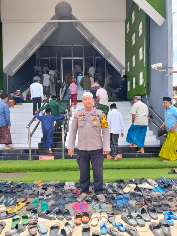 Pengamanan Shalat Jumat Ditingkatkan Polsek Pontianak Barat Antisipasi Potensi Gangguan