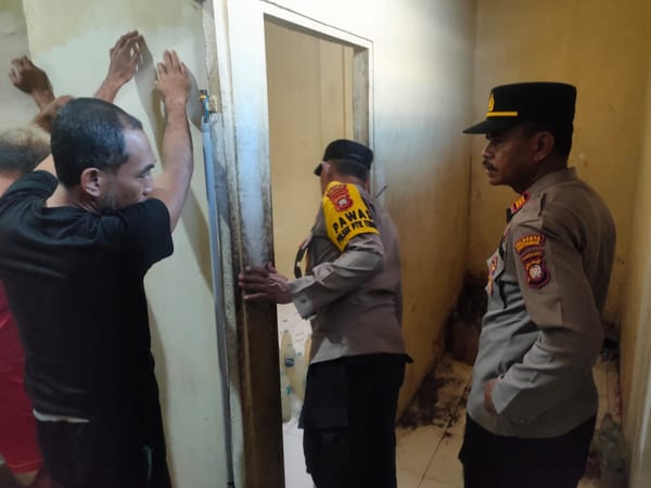 Waka Polsek Pontianak Timur Sidak Rutan Pastikan Keamanan dan Kelayakan Sel