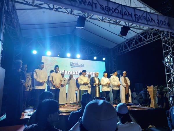 Gema Shalawat Meriah, Kapolresta Pontianak Ikut Peletakan Batu Pertama SQ Keluarga Kita
