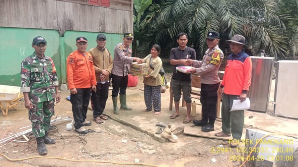Polri Bersama Stakeholder Tangani Banjir di Merangin dan Sarolangun, Warga Diimbau Tetap Waspada