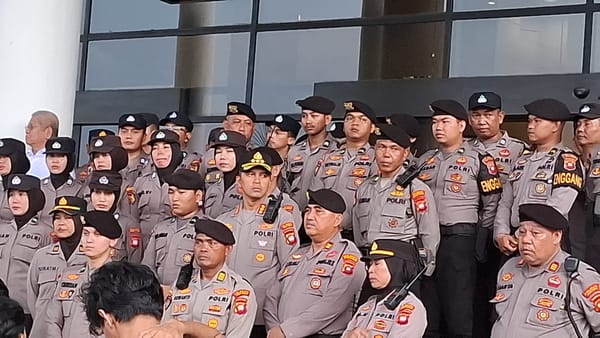 Polresta Pontianak Amankan Aksi Unjuk Rasa Aliansi Mahasiswa “Kalbar Darurat”