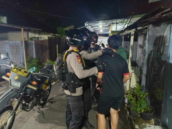 Respons Cepat Patroli Enggang Polresta Pontianak Tangani Kasus Pembacokan