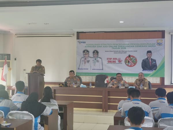 Generasi Muda Jadi Fokus, Polda Jambi dan Dispora Gelar Sosialisasi Pencegahan Narkoba dan Judi Online
