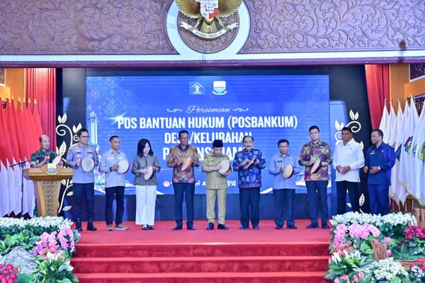 Kapolda Polda Jambi Resmikan Pos Bantuan Hukum di Desa dan Kelurahan