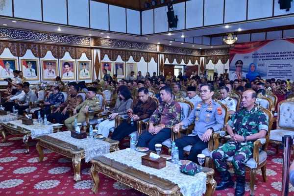 Polda Jambi Dukung Akses Hukum, Kapolda Hadiri Peresmian Pos Bantuan Hukum Desa/Kelurahan