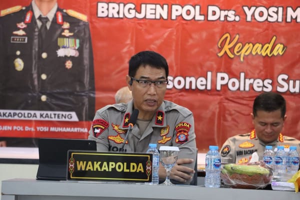 Kunker di Polres Sukamara, Wakapolda Kalteng Tekankan Pengawasan dan Peningkatan Kinerja Personel