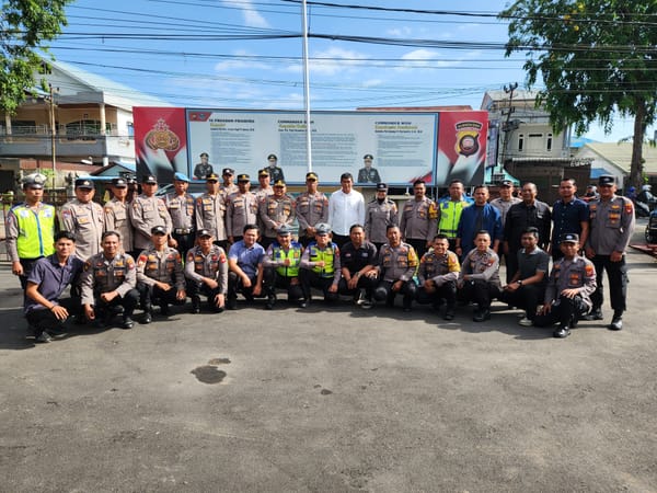 Wakapolsek Pontianak Utara Pamit Usai Purna Tugas, Sampaikan Pesan kepada Personel