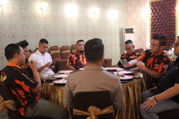 Pererat Kolaborasi, Kapolresta Pontianak dan MPC Pemuda Pancasila Bangun Soliditas di Kota Pontianak