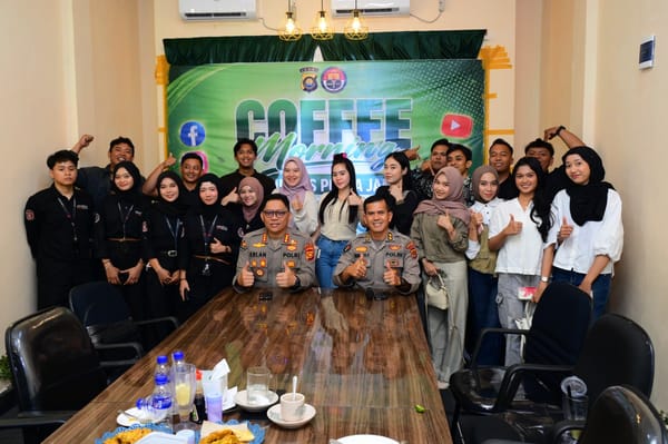 Bidhumas Polda Jambi Gelar Coffee Morning Bersama Pegiat Media Sosial dan Influencer
