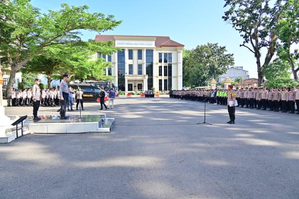 Polda Jambi Gelar Apel Siaga Pengamanan May Day 2026, Ratusan Personel Disiagakan