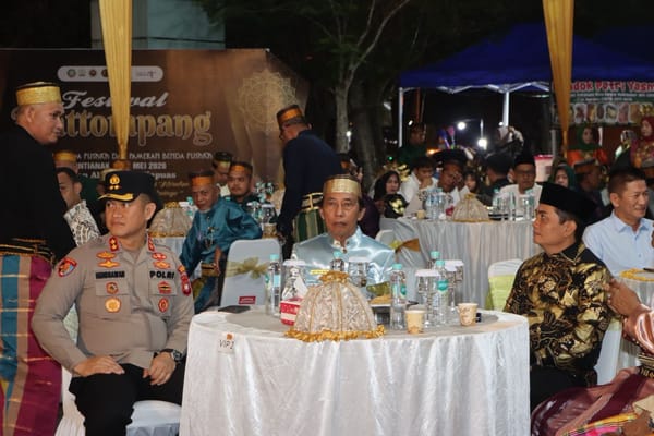 Wakapolresta Pontianak Hadiri Festival Mattopang 2026 di Alun-alun Kapuas