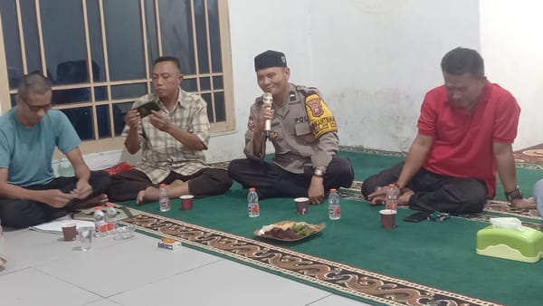Hadiri Peremajaan RT, Lurah Bersama Bhabinkamtibmas dan Babinsa Sampaikan Imbauan Kamtibmas